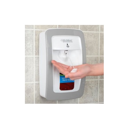 Kutol Products GEC 153; Automatic Dispenser for Foam Hand Soap/Sanitizer - White/Gray MSL09WH32GLO